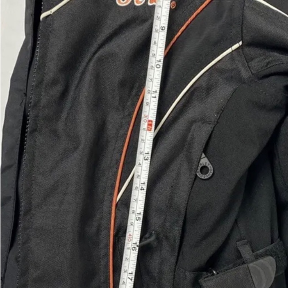 Harley Davidson Women’s M Black Jettison Blackwings Motorcycle Jacket - Picture 3 of 10
